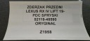 PARE-CHOCS AVANT CHROME LEXUS RX IV LIFT 19- PDC RONDELLES ORIGINAL 52119-48590photo 11