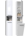 БЕЛАЯ КОРЗИНА ДЛЯ ШКАФА ДЛЯ ВАННОЙ СТОЛБ ULA III GLOSS