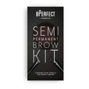 BPerfect Semi-Permanent Brow Kit - Charcoal Set Dominujúca farba čierna