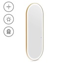 Консоль парикмахерской - светодиодное освещение - чрезвычайно плоское зеркало - овальное -