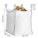 СУМКА-КОНТЕЙНЕР BIGBAG 90x90x145см НОВЫЙ БИГ-БЭГ 1000кг ЩЕБЕНЬ КАМЕННЫЙ ЗЛАК