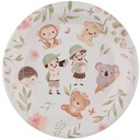 Тарелки с изображением животных Baby Shower От года 10 шт.