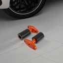 2 SZT. УНИВЕРСАЛЬНЫЕ АЛЮМИНИЕВЫЕ SLIDER РАМЫ МОТОЦИКЛЕТНАЯ КОМПЛЕКТ ЗАЩИТНЫЙ ПЕРЕД UPADKIEM  фото 11