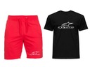 КОМПЛЕКТ МУЖСКАЯ ФУТБОЛКА + ШОРТЫ ALPINESTARS
