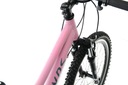 Rower 24 Kands Dragon aluminiowy, niska rama różowy2024 Materiał ramy aluminium