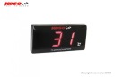 KOSO WATERPROOF INDICATOR TEMPERATURES (TERMOMETR) ENGINE SUPER SLIM COLOR DISPLAY RED (EL)  photo 13