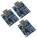 Модуль зарядного устройства для литий-ионных аккумуляторов TP4056 USB 1A 3 шт.