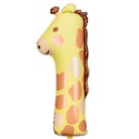 Воздушный шар из фольги-годовалка Номер 1 Жираф 90см