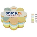 БЛОКНОТ «ЦВЕТОК», 67Х67ММ, СМЕШИВАНИЕ 5 ЦВЕТОВ. ПАСТЕЛЬ+ПЕРЕРАБОТКА