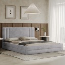 Мягкая кровать ALCAMO 180x200 с ящиком для постельного белья и подъемным каркасом