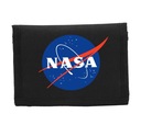 Кошелек на липучке NASA из космической ткани Черный