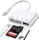 Адаптер HUB Lightning SD MicroSD USB-кардридер для Apple iPad/iPhone