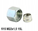 Резкое кольцо с гайкой Fi15 M22x1,5 15L