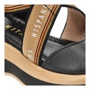 Čierne sandále Hispanitas Štýlová dámska obuv Veľkosť 39