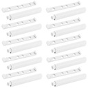 10 БЕЛЫХ ДВЕРНЫХ Отбойников, АМОРТИЗАТОР ДЛЯ НАКОНЕЧНИКА ШКАФА, РЕЗИНОВАЯ ГОЛОВКА