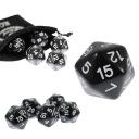 RPG КУБИКИ ЧЕРНЫЕ КУБИКИ K20
