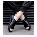 Pánske Plus Size Kožené Papuče Sandále.38-45 Dĺžka vložky 0.1 cm