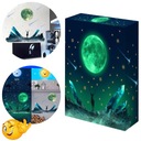 СВЕТЯЩИЕСЯ В ТЕМНОТЕ ФЛУОРЕСЦЕНТНЫЕ НАКЛЕЙКИ ЛУНА ЗВЕЗДЫ ПРОСТРАНСТВО