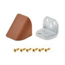 40 ШТ. МЕБЕЛЬНЫЙ УГОЛ КОМАНДОРЕК СОЕДИНИТЕЛЬ ОРЕХ