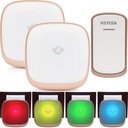 БЕСПРОВОДНОЙ ДВЕРНОЙ ЗВОНОК. ВОДОНЕПРОНИЦАЕМЫЙ ДВОЙНОЙ СВЕТ + ЗВУКОВОЙ ПРИЕМНИК