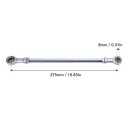 1 ПАРА 275MM 8MM ВАЛ КЕРМА ПОПЕРЕЧКА РУЛЬОВА СТОП СТАЛІ O UX  (18486014485) фото min 6