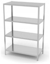 HENDI 812518 СТОЙКА ДЛЯ ХРАНЕНИЯ 4 ПОЛКИ 800X400MM