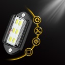 6LED PHARE CADRE DE PLAQUE D'IMMATRICULATION VERS CAMION PHARE ARRIÈRE VERS AUTOMOBILESphoto 9