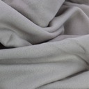 Флисовое одеяло Светло-серое однотонное 150х200 см
