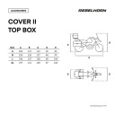 COVER MOTORCYCLE Z KUFREM REBELHORN COVER 2 BLACK SILVER L  photo 9