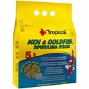 TROPICAL Koi&Goldfish Spirulina Sticks 400g/5L Pokarm do Oczka Wodnego Pojemność 5 l