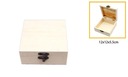КВАДРАТНАЯ ДЕРЕВЯННАЯ КОРОБКА Шкатулка 12x12см