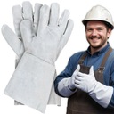 ЗАЩИТНЫЕ СВАРОЧНЫЕ ПЕРЧАТКИ, ДЛИННЫЕ КОЖАНЫЕ, РАЗМЕР 10, ОГНЕУСТОЙЧИВЫЕ ПЕРЧАТКИ