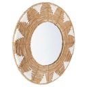 НАСТЕННОЕ зеркало подвесное круглое плетеное из хлопка декоративное BOHO 50