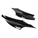 SPOILER LATERAL FRONT BUMPERS BLYSZCZACY BLACK PROTECTION BUMPERS  photo 6