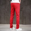 KSTUN Red Jeans Men Ripped Slim Fit Stretch Punk Ďalšia farba bezfarebný
