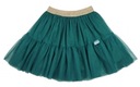 ЮБКА ИЗ ЗЕЛЕНОГО ТЮЛЯ БАМБОЛА 110/116
