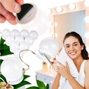 СВЕТОДИОДНЫЕ ЛАМПЫ ДЛЯ МАКИЯЖА ЗЕРКАЛО 10ШТ 3 ЦВЕТА СВЕТА