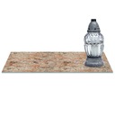 ПОДСВЕЧНИК СТЕКЛЯННЫЙ 60x30см Настенный 212d