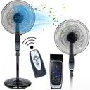 WENTYLATOR STOJĄCY WIATRAK PODŁOGOWY MOCNY CICHY CYLKULATOR BIUROWY DOMOWY