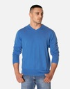 Элегантный тонкий мужской гладкий свитер с v-образным вырезом S1S YTFC4 r XL