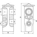 VÁLVULA DE EXPANSIÓN DE ACONDICIONADOR 260820 HC-CARGO 