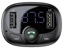 FM-передатчик Bluetooth, зарядное устройство MP3, 2 порта USB BASEUS