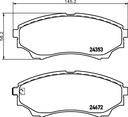 HELLA PAGID ZAPATAS DE FRENADO 8DB 355 012-381 