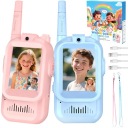 WALKIE TALKIE ДЛЯ ДІТЕЙ З ФУНКЦІЄЮ ВІДЕО КОЛЬОРОВИЙ РК-ДИСПЛЕЙ ДО 300М