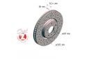 ZIMMERMANN DISCS BRAKE 2 PCS. AUDI A6 11- FRONT photo 2 - milautoparts-fr.ukrlive.com