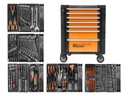 Шкаф для инструментов, тележка, 7 ящиков, комплектация: 398 элементов Richmann.