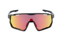 СПОРТИВНЫЕ СОЛНЦЕЗАЩИТНЫЕ ОЧКИ OX OPTICS GLIDE ЧЕРНЫЕ КРАСНЫЕ С ЗЕРКАЛАМИ TR90