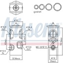 VÁLVULA DE EXPANSIÓN ACONDICIONAMIENTO ** FIRST FIT ** NISSENS 999355 