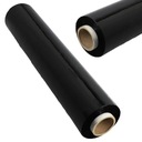 Стретч-пленка XL черная 2,45 кг Валовое покрытие стрейч-прочная партия фольги