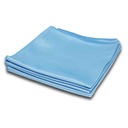 Салфетка из микрофибры 40х40 для окон, синяя.